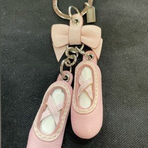ISO DO NOT PURCHASE‼️Coach Pink Ballet Shoe Key Holder